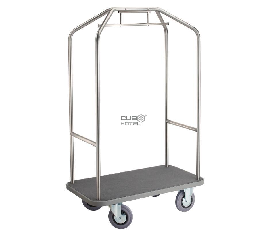 Carro Porta Malas / Bengaleiro Luxo Inox New